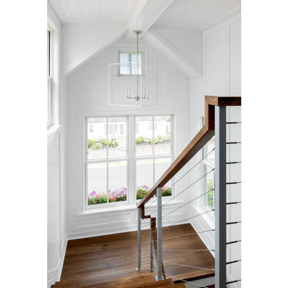 Wildwood Avalon Clean White Finish Hanging Chandelier