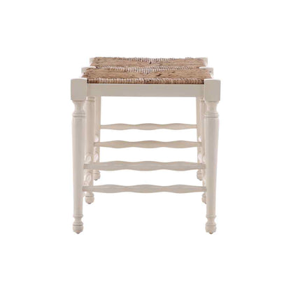 Reed Woven Rush Seat Bedroom Bench -- view 10