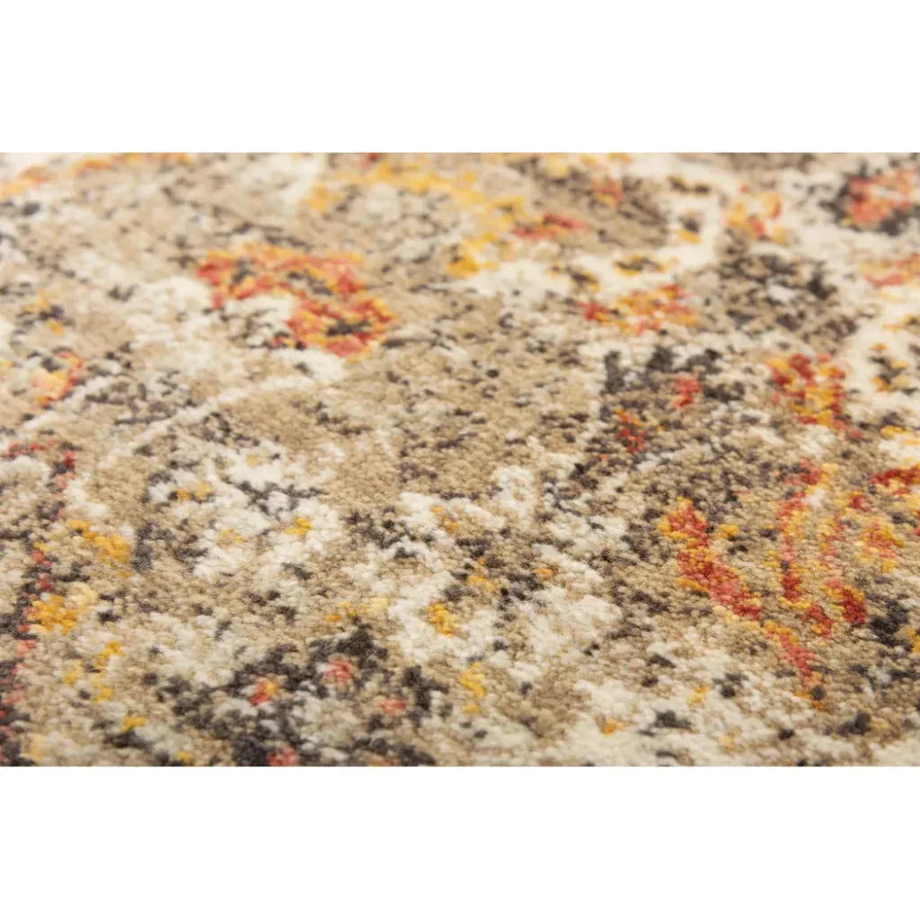 Cyng Geometric Brown/ Beige Large Area Rugs - LOOMLAN - LOOMLAN - Area Rugs