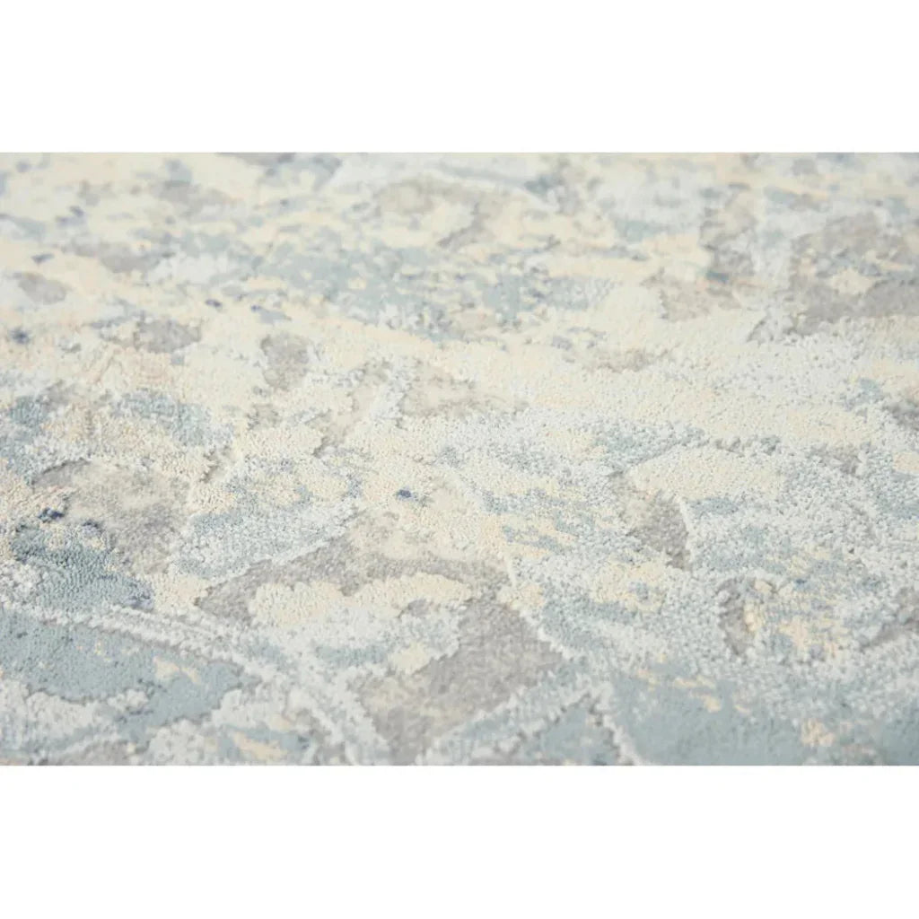 Born Scroll Blue Kitchen Hallway Runner Rug - LOOMLAN - LOOMLAN - Area Rugs