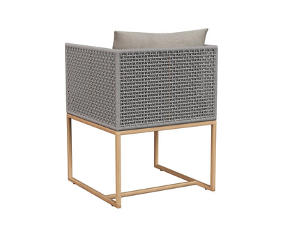 Crete Fabric Outdoor Dining Armchair