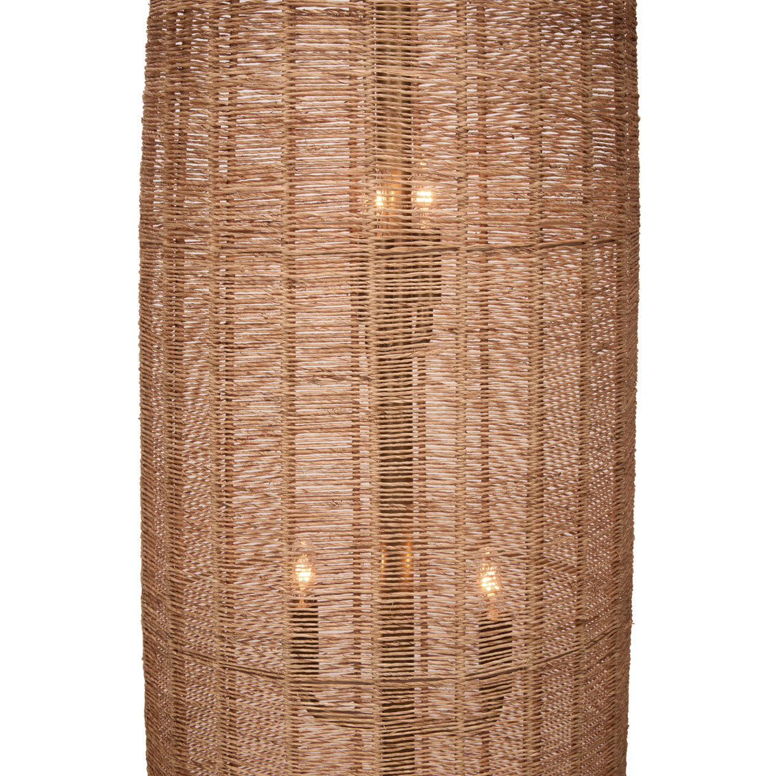 Wildwood Teague Handwoven Raffia Rope Floor Lamp
