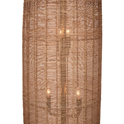 Wildwood Teague Handwoven Raffia Rope Floor Lamp