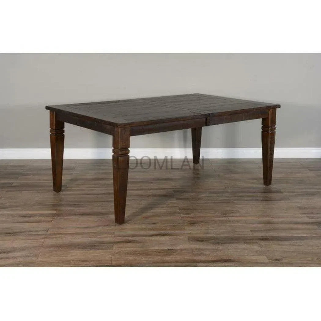 66-90" Wood Extendable Dining Table with 2 Extension Leaves Dining Tables Sideboards and Things By Sunny D