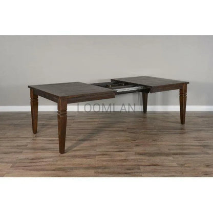 66-90" Wood Extendable Dining Table with 2 Extension Leaves Dining Tables Sideboards and Things By Sunny D