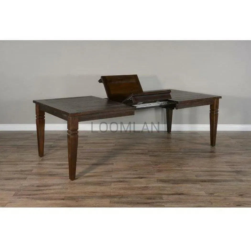 66-90" Wood Extendable Dining Table with 2 Extension Leaves Dining Tables Sideboards and Things By Sunny D