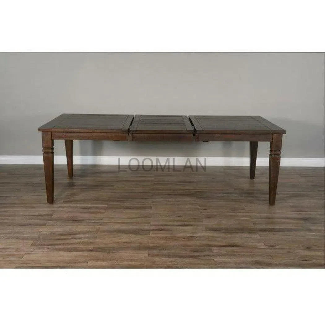 66-90" Wood Extendable Dining Table with 2 Extension Leaves Dining Tables Sideboards and Things By Sunny D