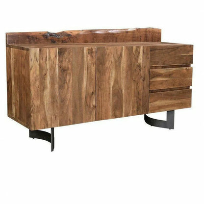 66 Inch Sideboard for Dining Room Industrial Sideboards LOOMLAN By Moe's Home