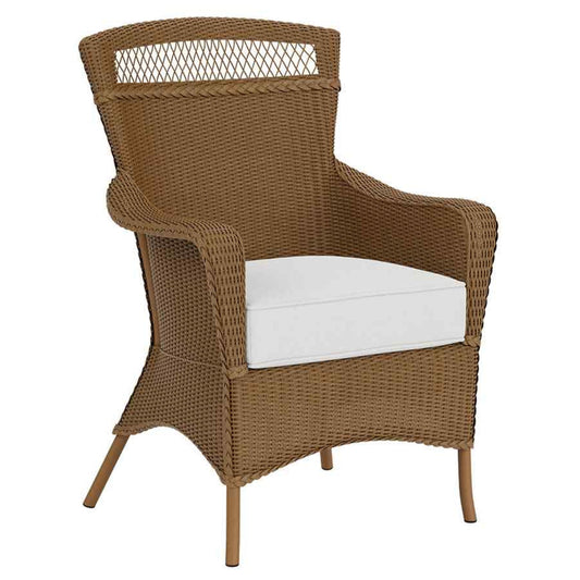 Loom Wicker Outdoor Dining Armchair-Outdoor Dining Chairs-Lloyd Flanders-Sideboads And Things