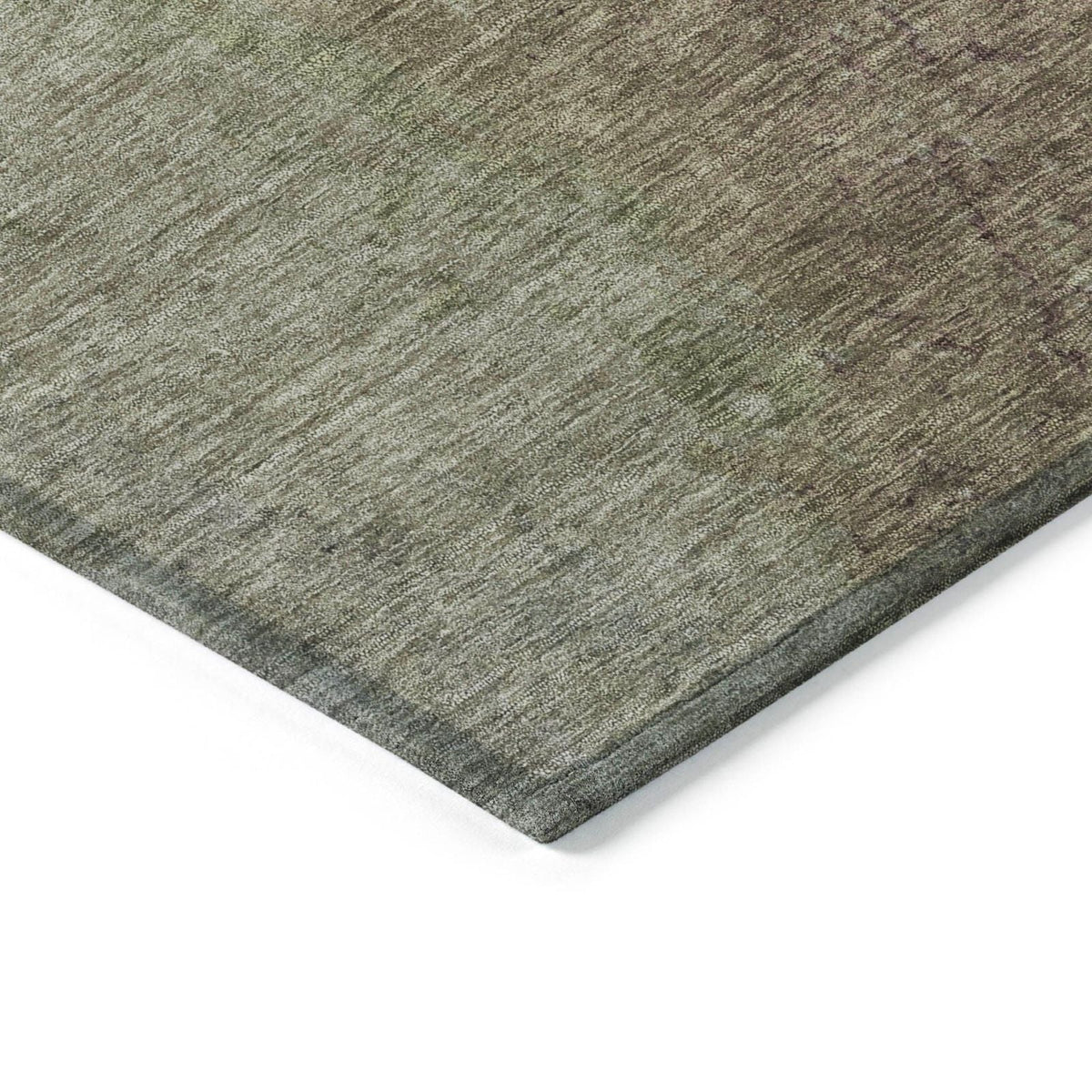 Iriel Brown Washable Indoor-Outdoor Rug