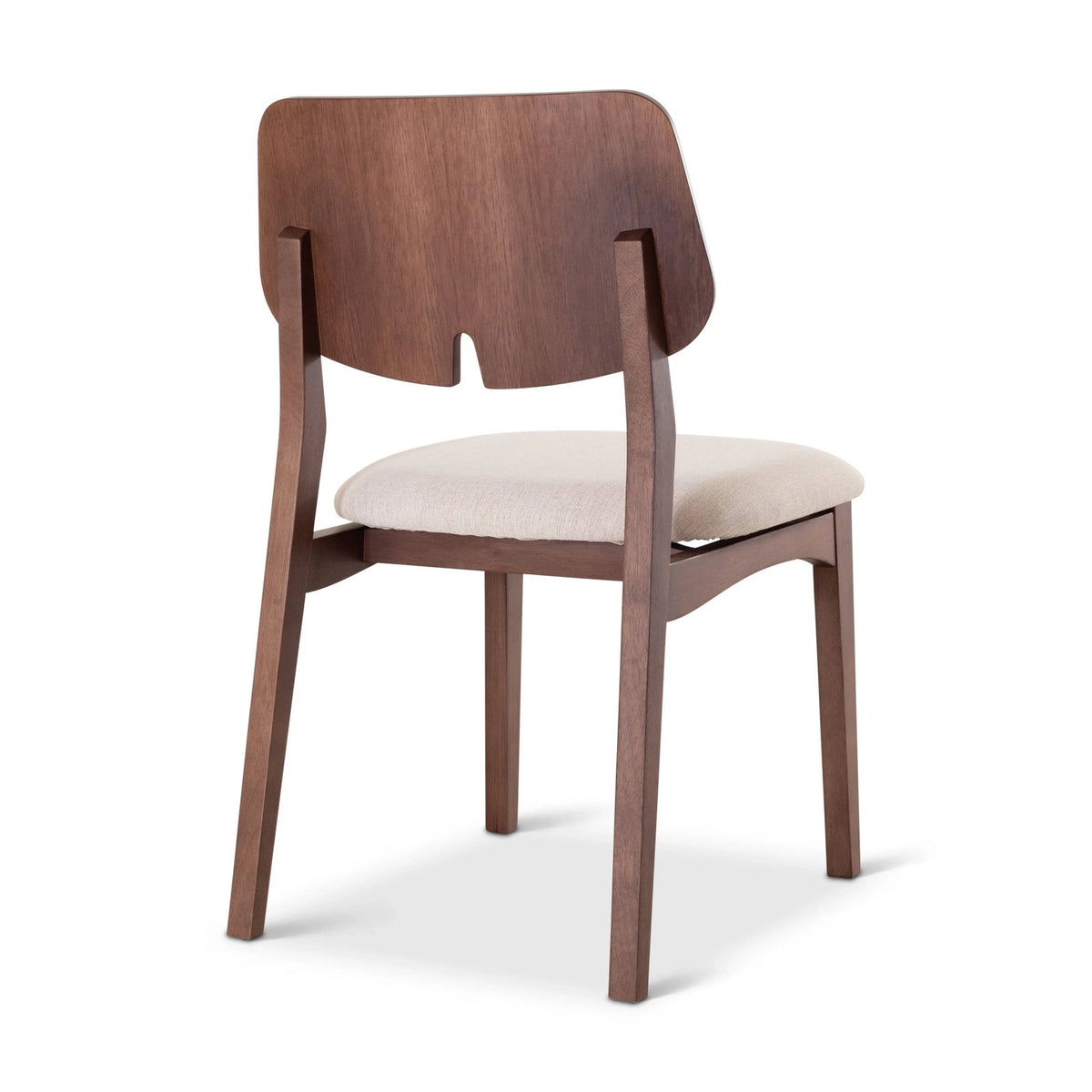 Beth Woven Fabric Armless Dining Chair -- view 2