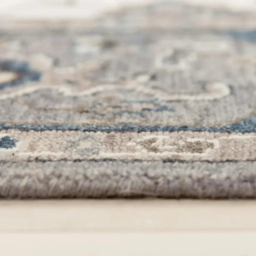 Broc Medallion Gray/ Large Area Rugs For Living Room - LOOMLAN - LOOMLAN - Area Rugs