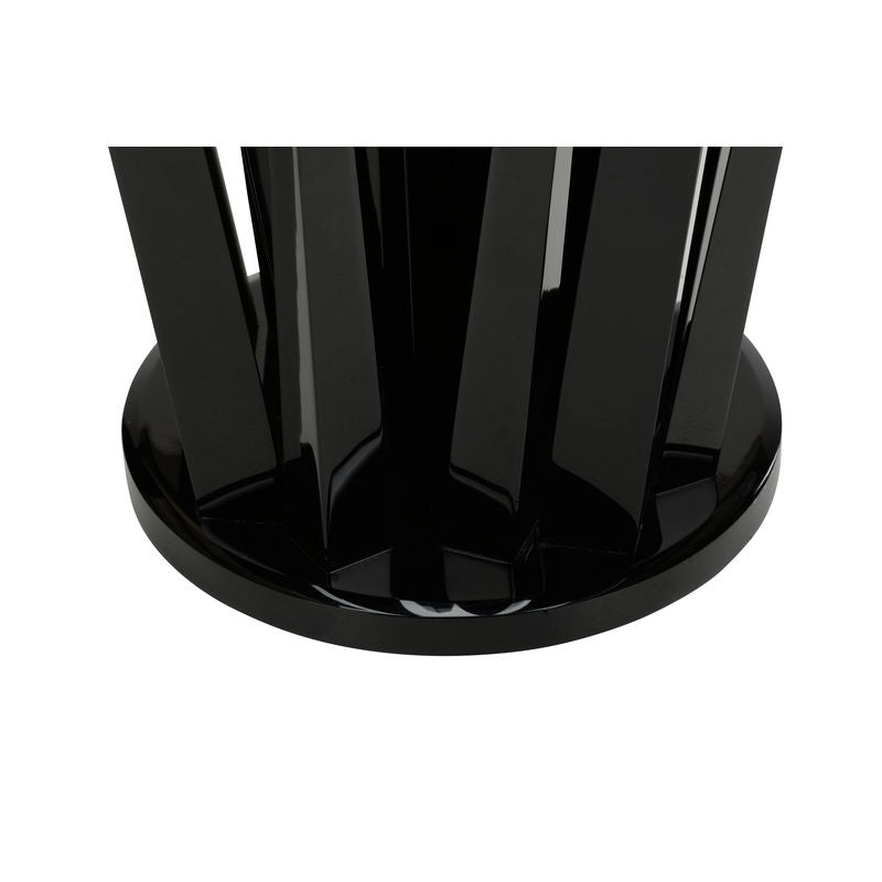 Geode Acrylic Based Round End Table-Side Tables-Wildwood-LOOMLAN