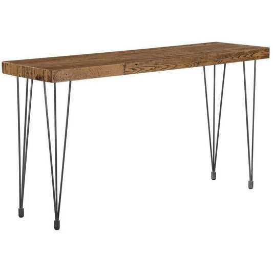 67 Inch Console Table Natural Industrial Console Tables LOOMLAN By Moe's Home