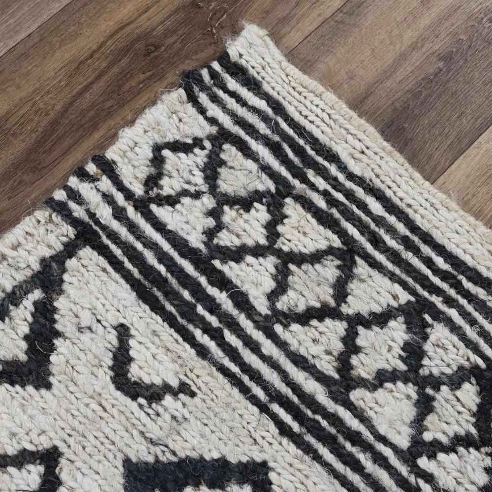 Ares Beige Jute Rug For Living Room -- beige