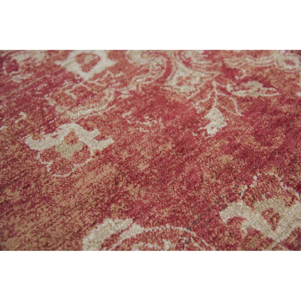 Coas Medallion Red Large Area Rugs For Living Room - LOOMLAN - LOOMLAN - Area Rugs