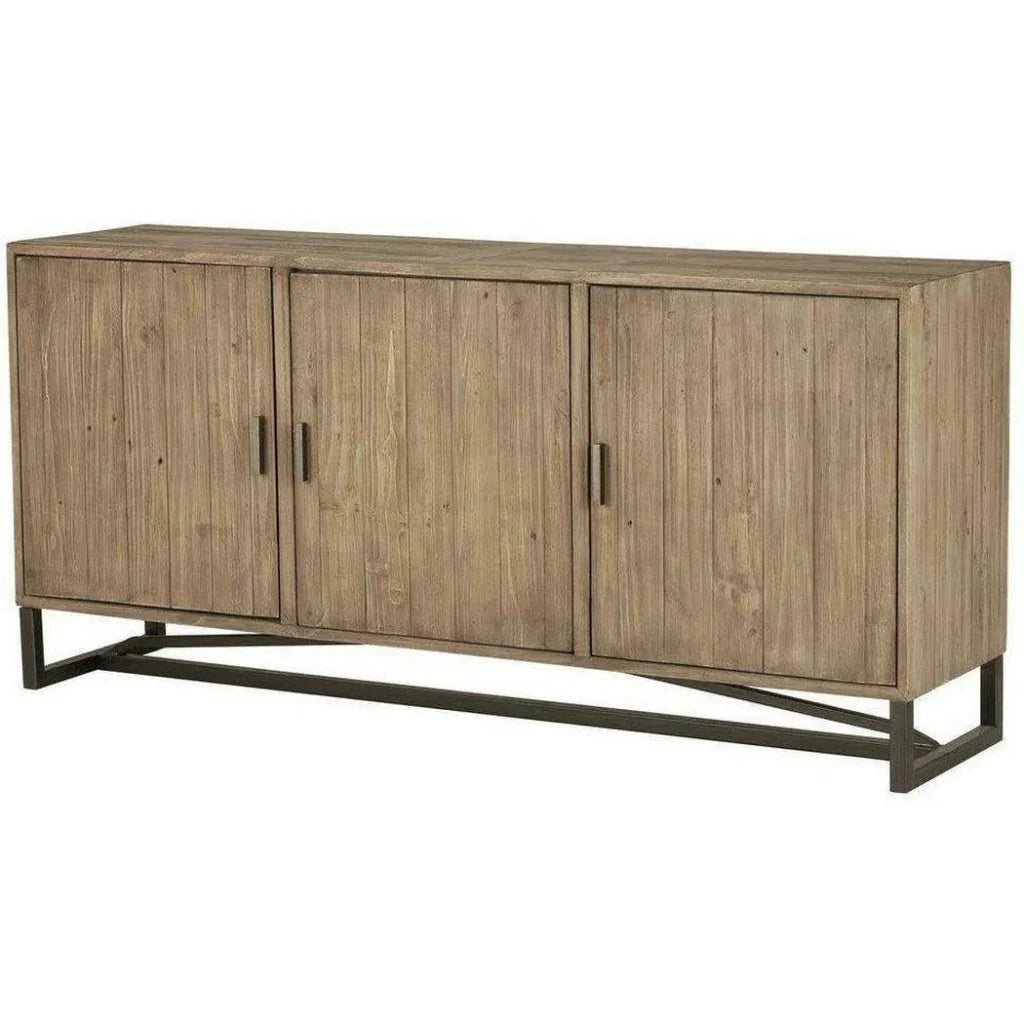 Moe's Home 67.75 Inch Credenza Brown Rustic