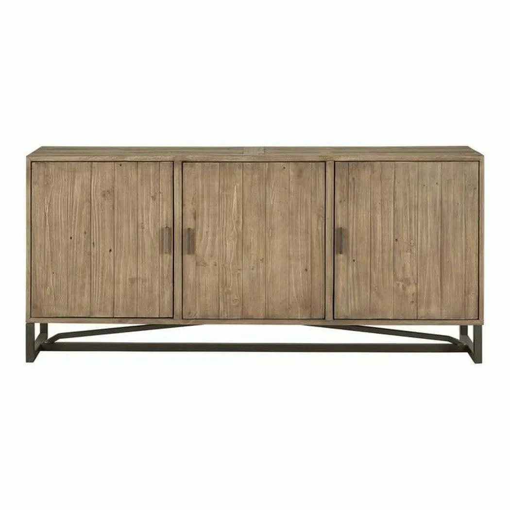 67.75 Inch Sideboard for Dining Room Brown Rustic Sideboards LOOMLAN By Moe's Home