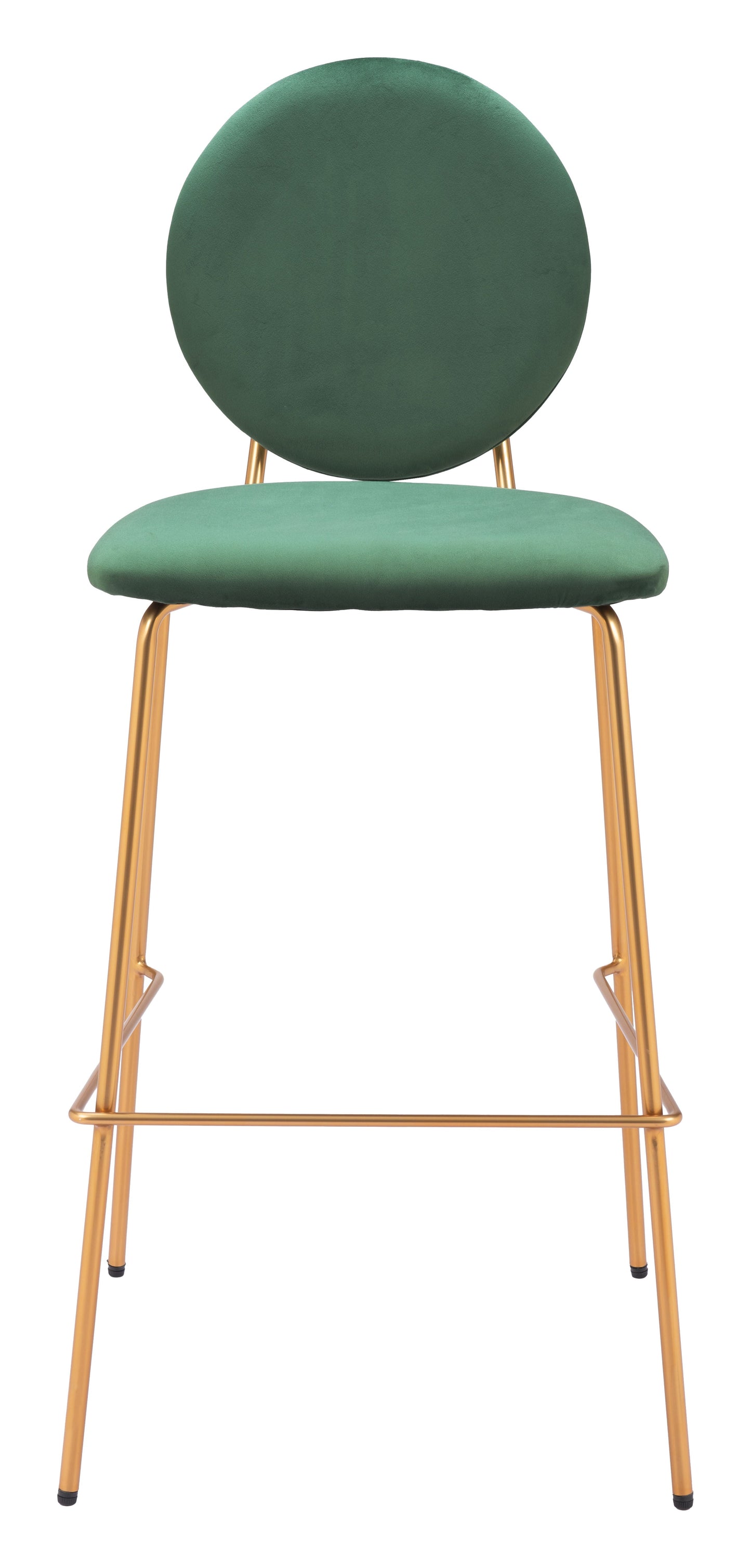 Odessa Green and Gold Barstool (Set of 2)