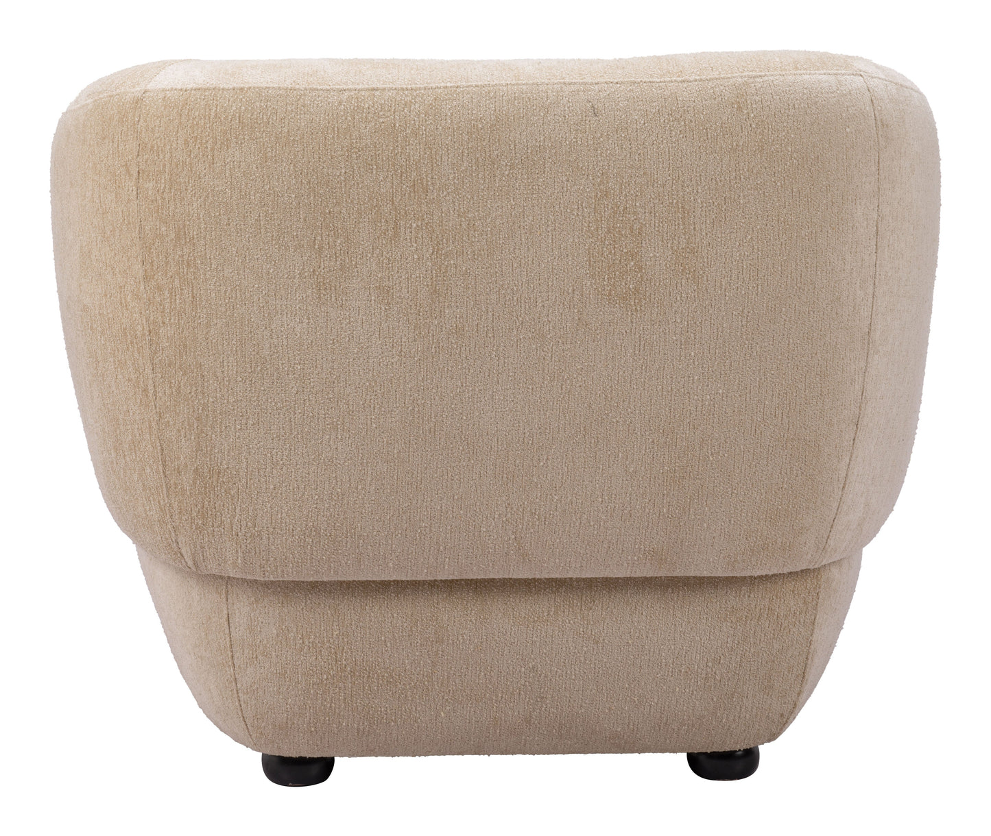 Bekker Wood Golden Beige Accent Arm Chair