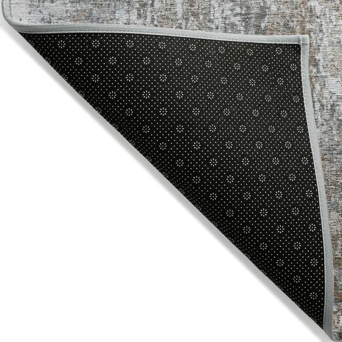 Kaelion Brown Washable Indoor-Outdoor Rug