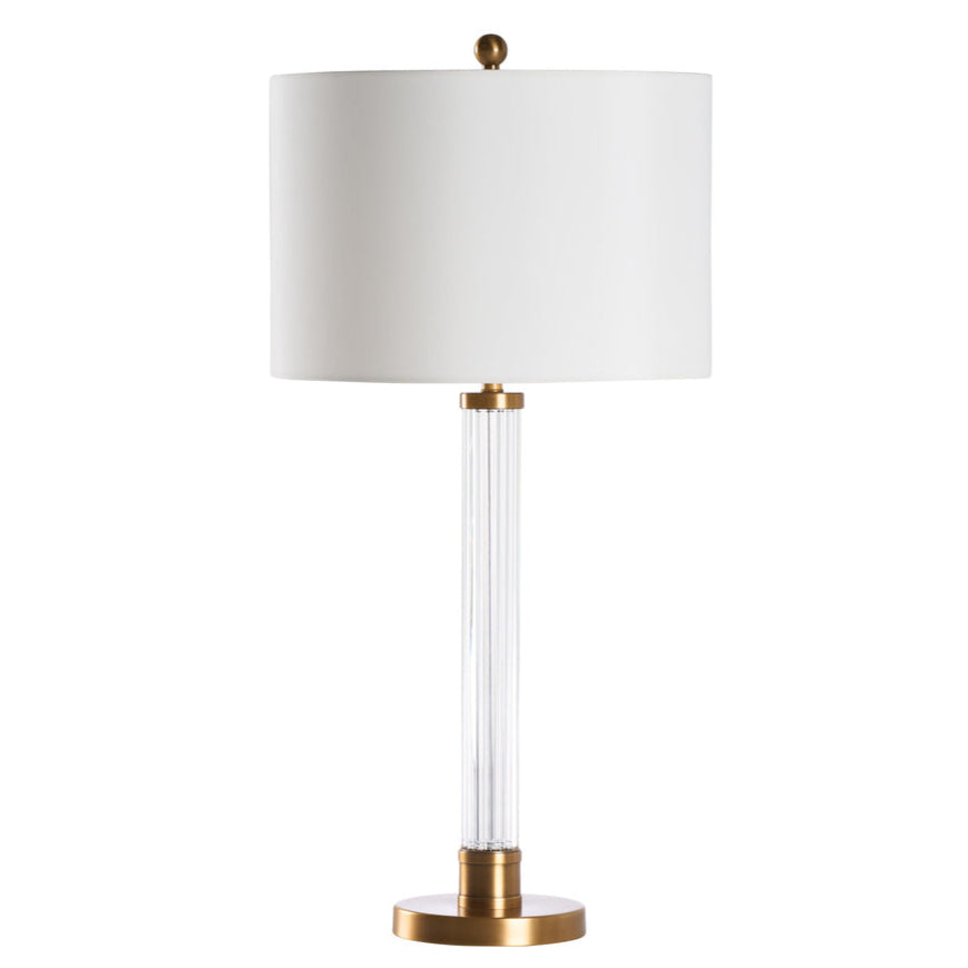 Wildwood Andrews Vertical Crystal Rods Base Table Lamp