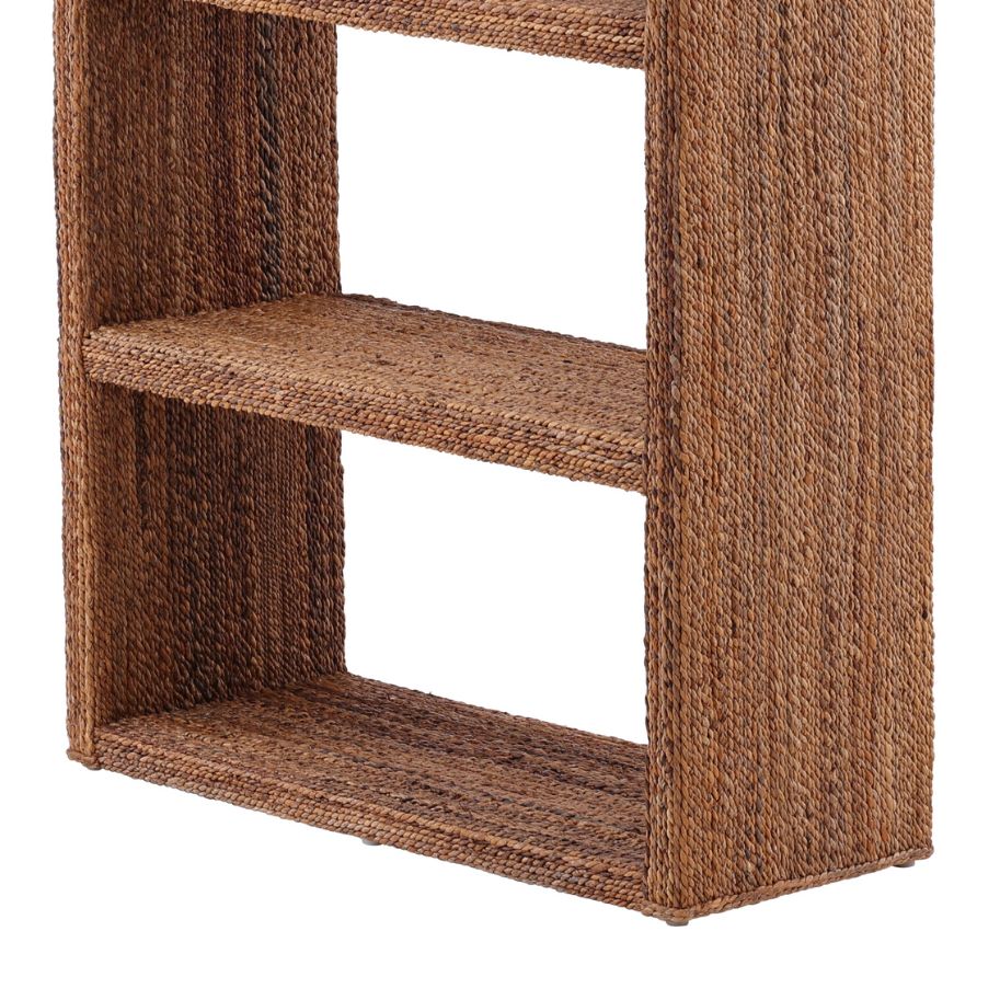 Furniture Classics Mandalay Banana Leaf Warp Brown Etagere