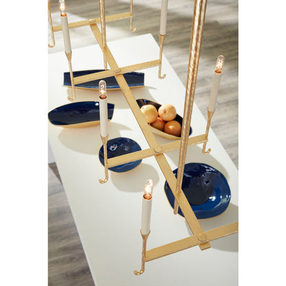 Wildwood Diego Modern Gold Finish Chandelier
