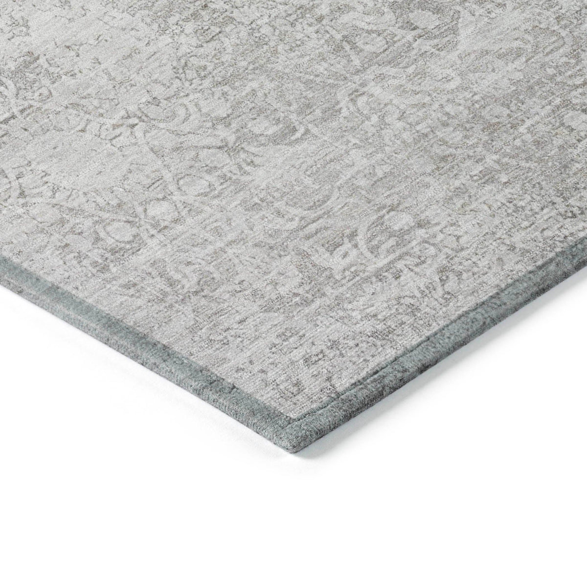Kaelas Gray Washable Indoor-Outdoor Rug