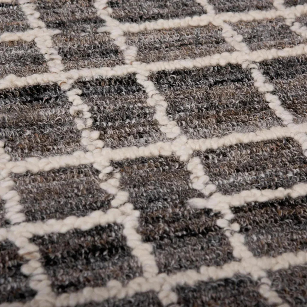 Cria Lines Dk.Brown Area Rugs For Living Room - LOOMLAN - LOOMLAN - Area Rugs