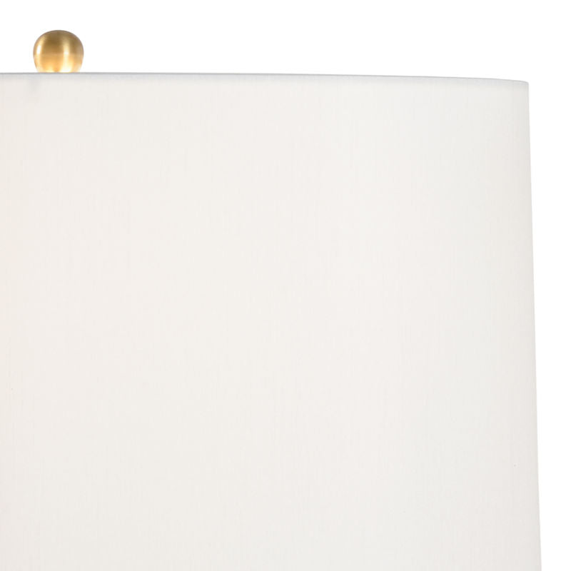 Chelsea House Deans Court Brass Crystal Accent Table Lamp