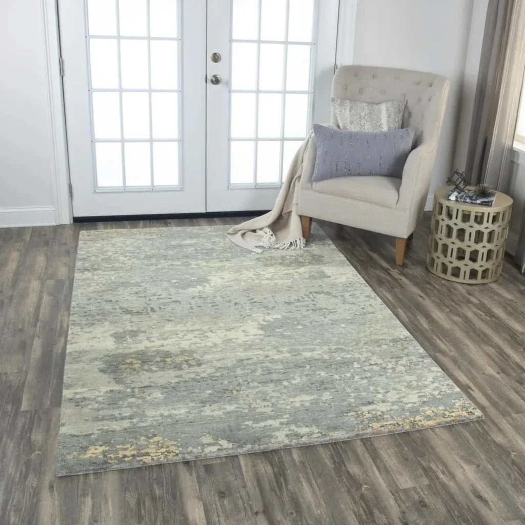 Bedo Abstract Gray Large Area Rugs For Living Room -- gray