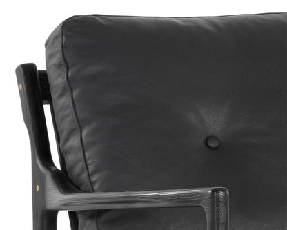 Gilmore Leather Upholstered Lounge Chair