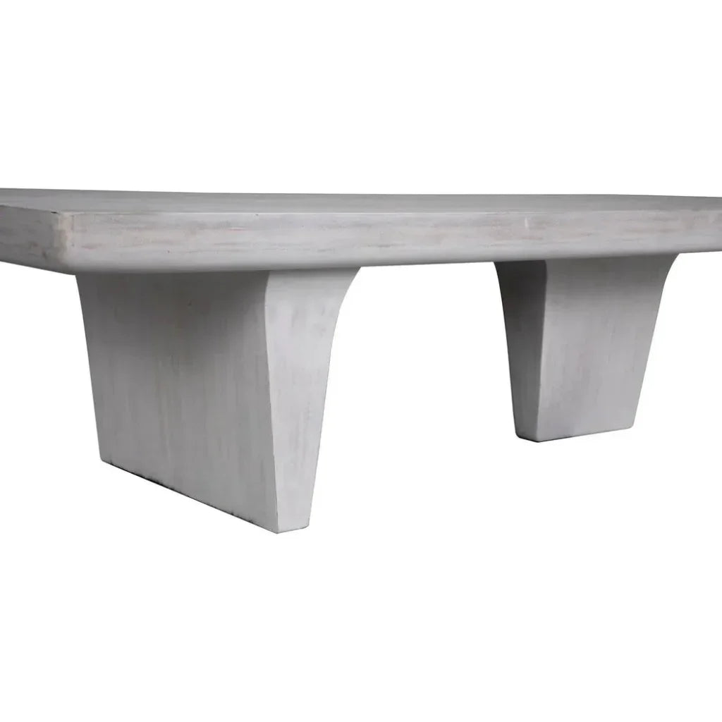 Ward Rectangular Wood Coffee Table -- view 3