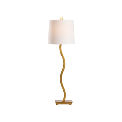 Chelsea House Sway Buffet Gold Leaf Table Lamp