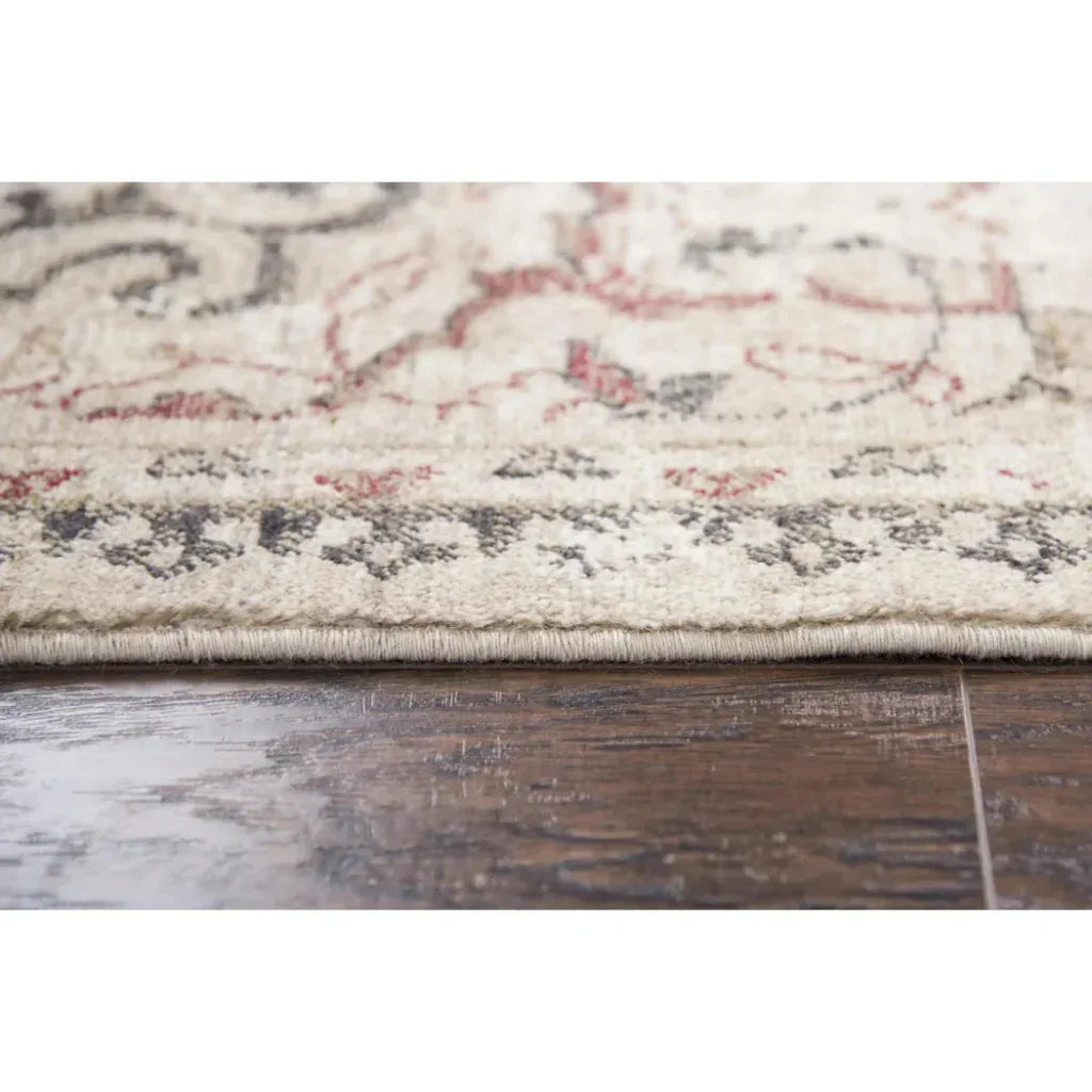 Dido Medallion Beige Large Area Rugs For Living Room - LOOMLAN - LOOMLAN - Area Rugs