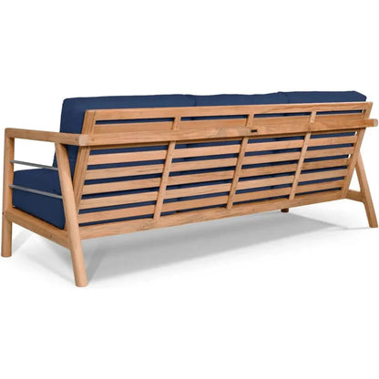 Aalto 86-inch Teak Deep Outdoor Couch with Sunbrella Cu -- view 19