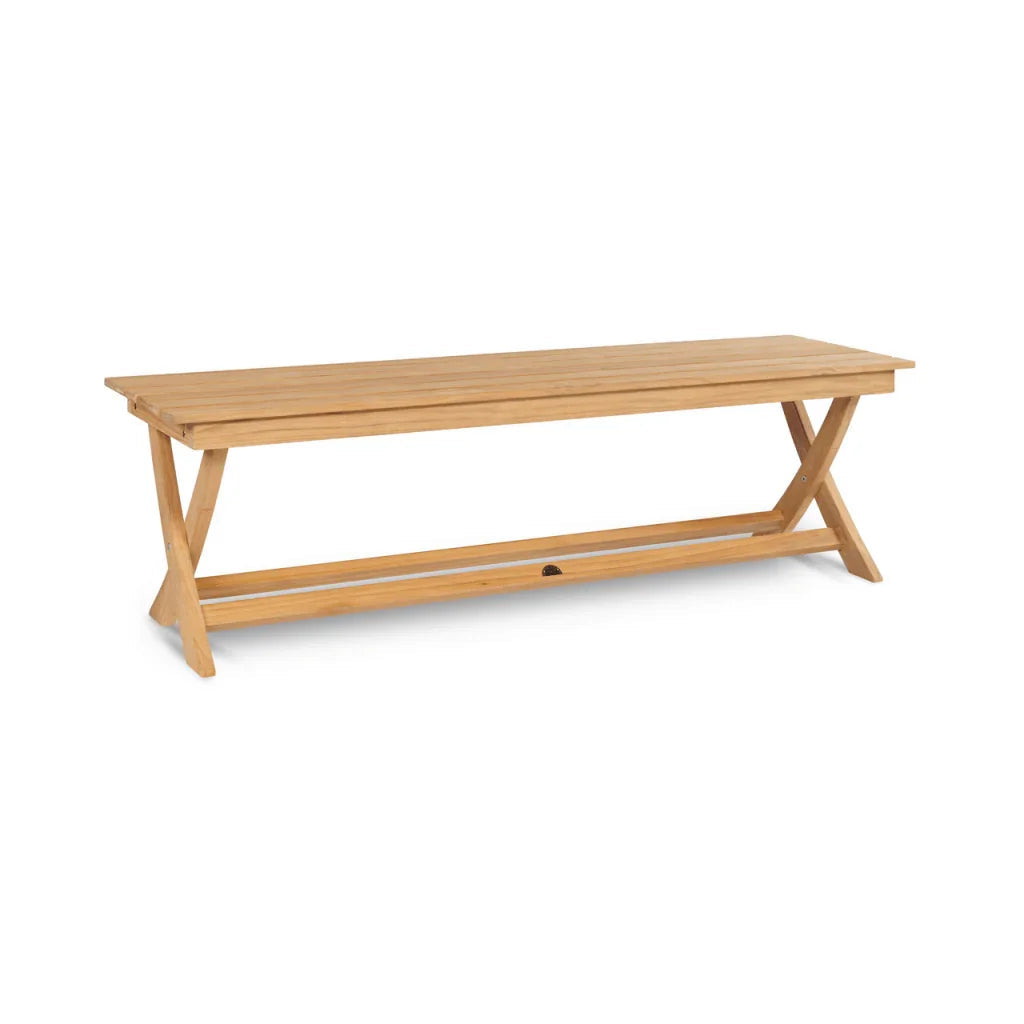 Oakville Teak Rectangular Patio Picnic Dining Set 3PC -- view 5
