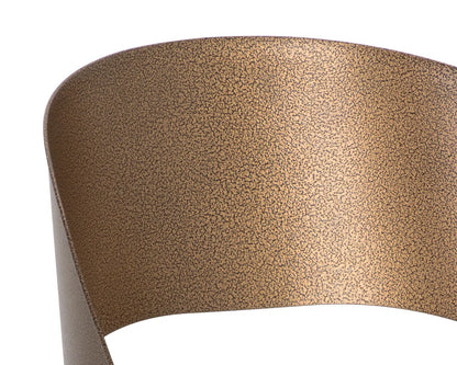 Dezirae Leather Upholstered Counter Stool