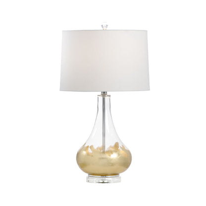 Chelsea House Hand Leafed Gold Design Table Lamp
