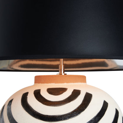 Wildwood Luca Hand Painted Terracotta Table Lamp