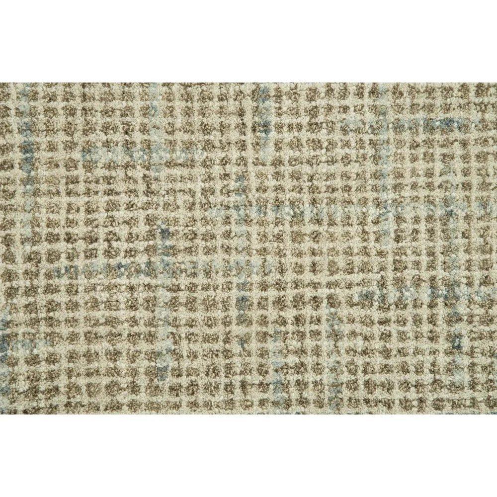 Amoy Checkered Beige Area Rugs For Living Room -- beige
