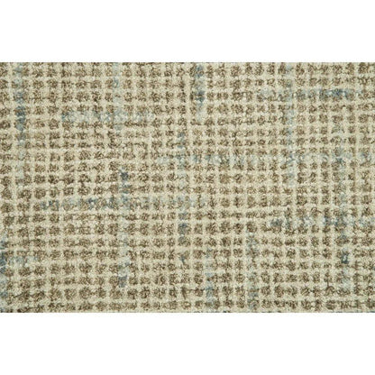 Amoy Checkered Beige Area Rugs For Living Room -- beige