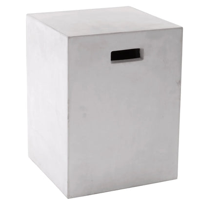 Castor Concrete Outdoor Square End Table