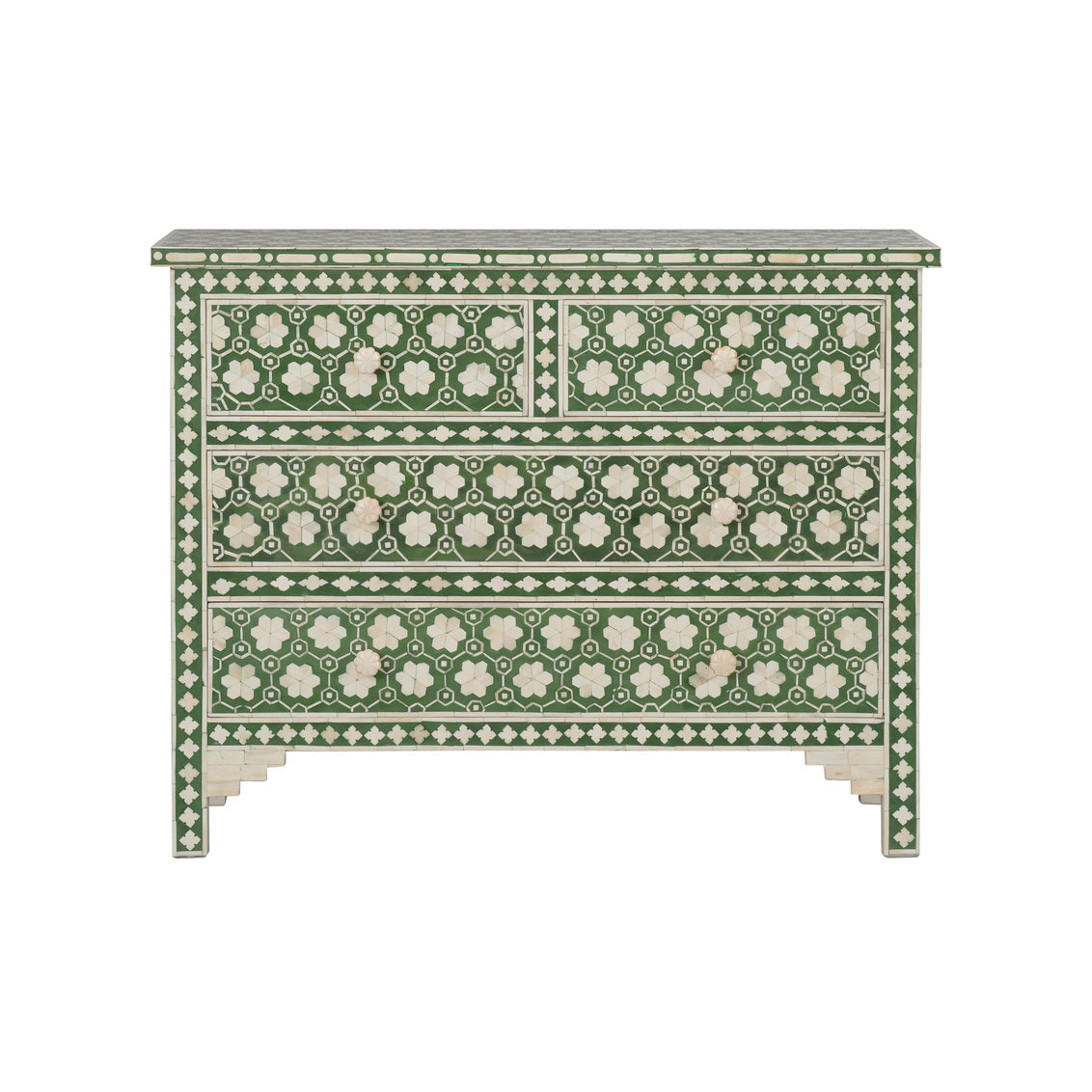 Chelsea House Clark Four Drawers Green Chest