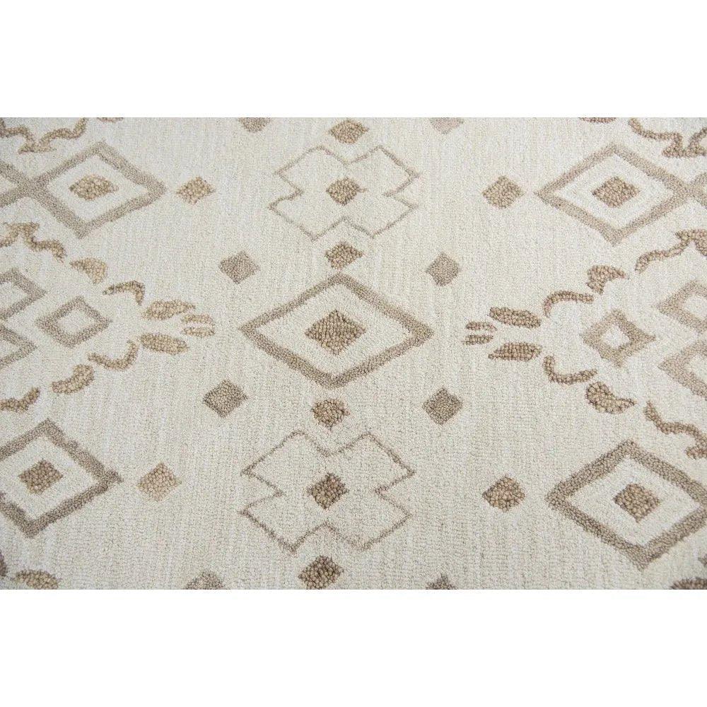 Carl Tribal Motif Natural Large Area Rugs - LOOMLAN - LOOMLAN - Area Rugs