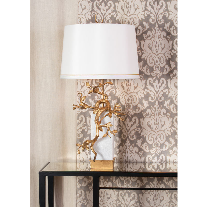 Wildwood Fujian Gold Branch And Stone Base Table Lamp