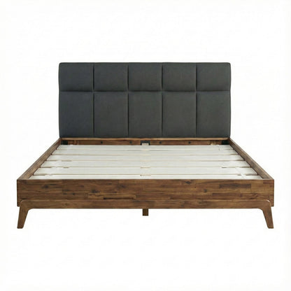 Remix Grey Platform Bed -- view 13