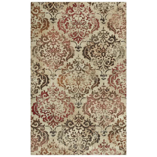Clur Medallion Brown Large Area Rugs For Living Room