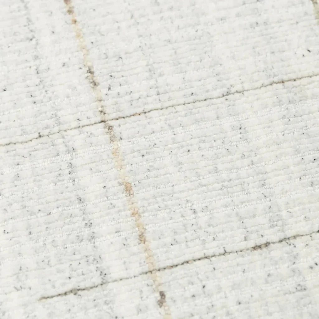 Ayur Solid Ivory Area Rugs For Living Room - LOOMLAN - LOOMLAN - Area Rugs